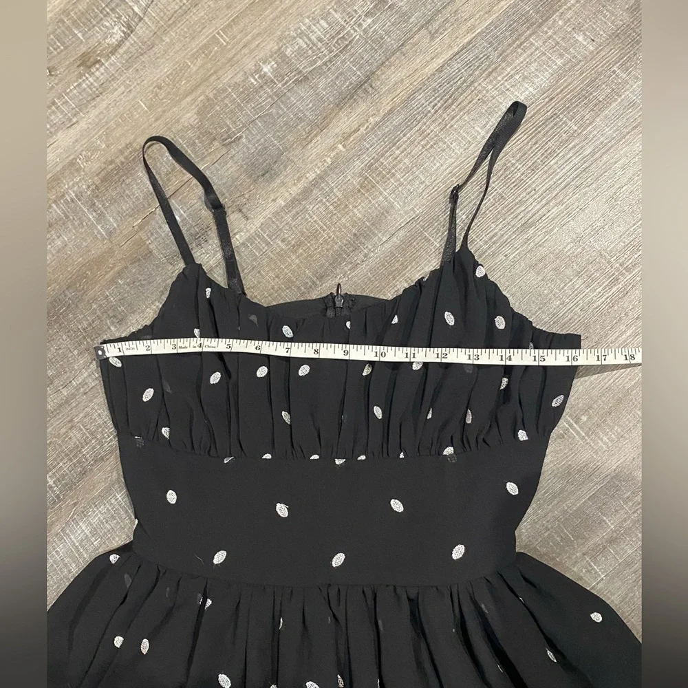 New Voodoo Vixen 50s Retro Black Polka Dot Fit & Flare Size Small 4 - Picture 5 of 11
